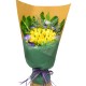 18pcs Yellow Roses Bouquet